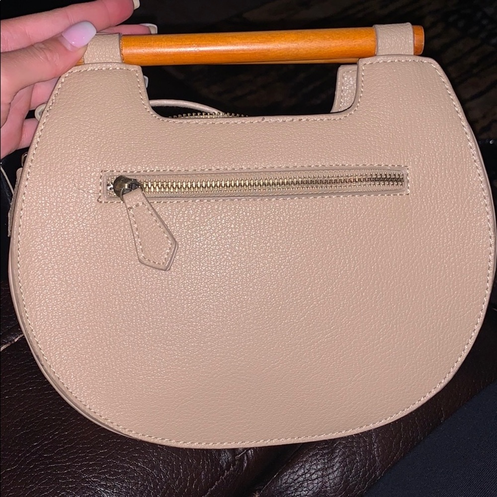 Faux Bamboo Crossbody